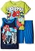 Marvel Boys' 3-Piece Short Set, Green, 4T