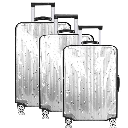 Feybaul 3PCS Luggage Covers for Suitcase, Luggage Cover Protector