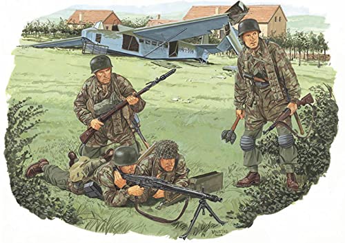 Amazon | プラッツ 1/35 第二次世界大戦 ドイツ軍 第500 SS降下猟兵