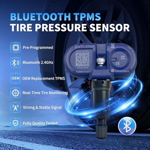 Image of 4PCS Bluetooth TPMS Sensor for Tesla Model 3, Y, S, X 2020-2026