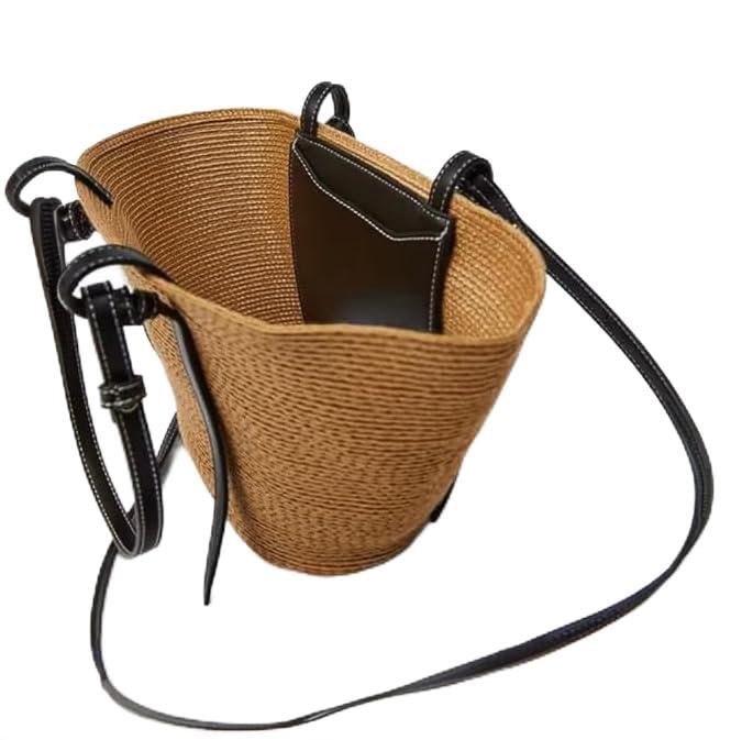 Panier Vegan Leather Strap Tote