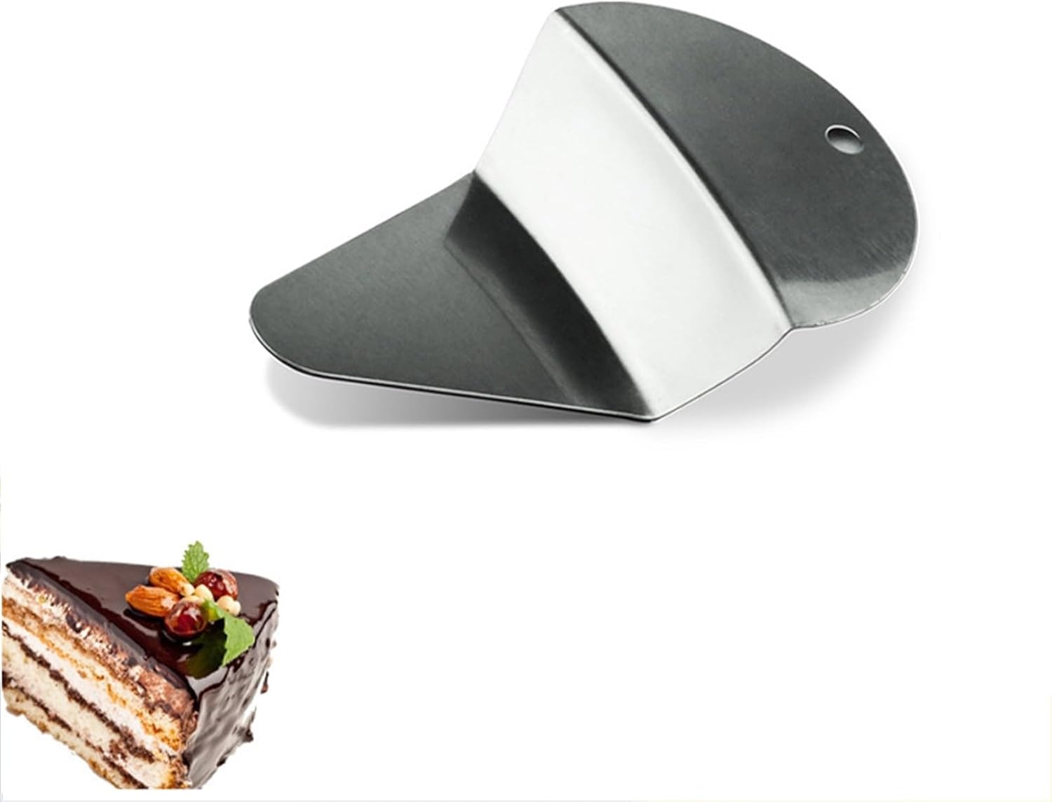 Triangle Pie Server 403 Stainless Steels Tableware Sets, Cake Knife for Dessert Cookies Pizza Mousse Cake Pizza Server Portable Holiday Restaurant(10pcs)