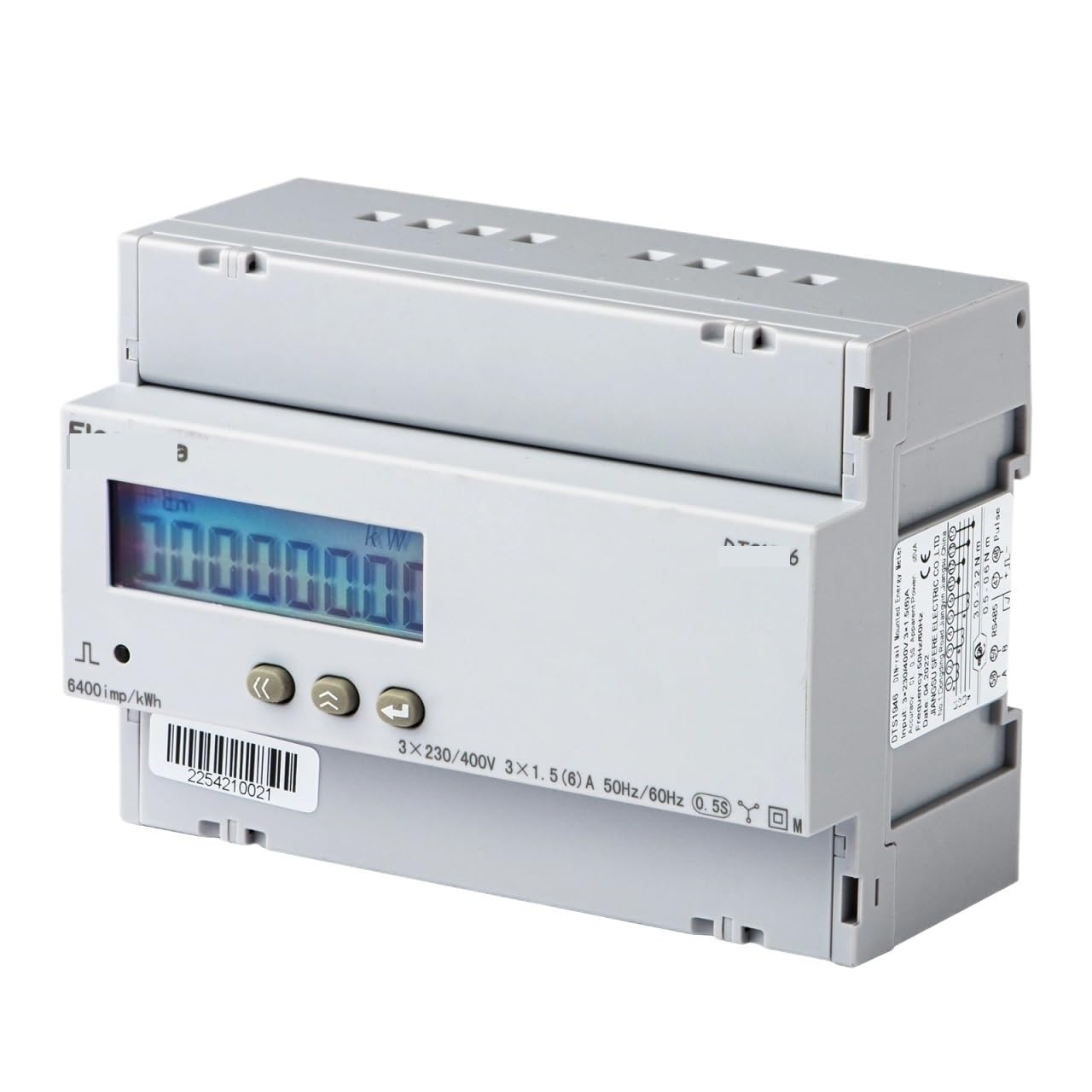 Power Energy KWh Meter, AC Three Phase Power Meter,Digital LCD Multimeter, Electricity Consumption DTS1946 Wattmeter(Input via CT)