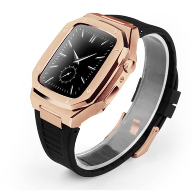 Boîtier en métal et bracelet luxe pour Apple Watch 45mm