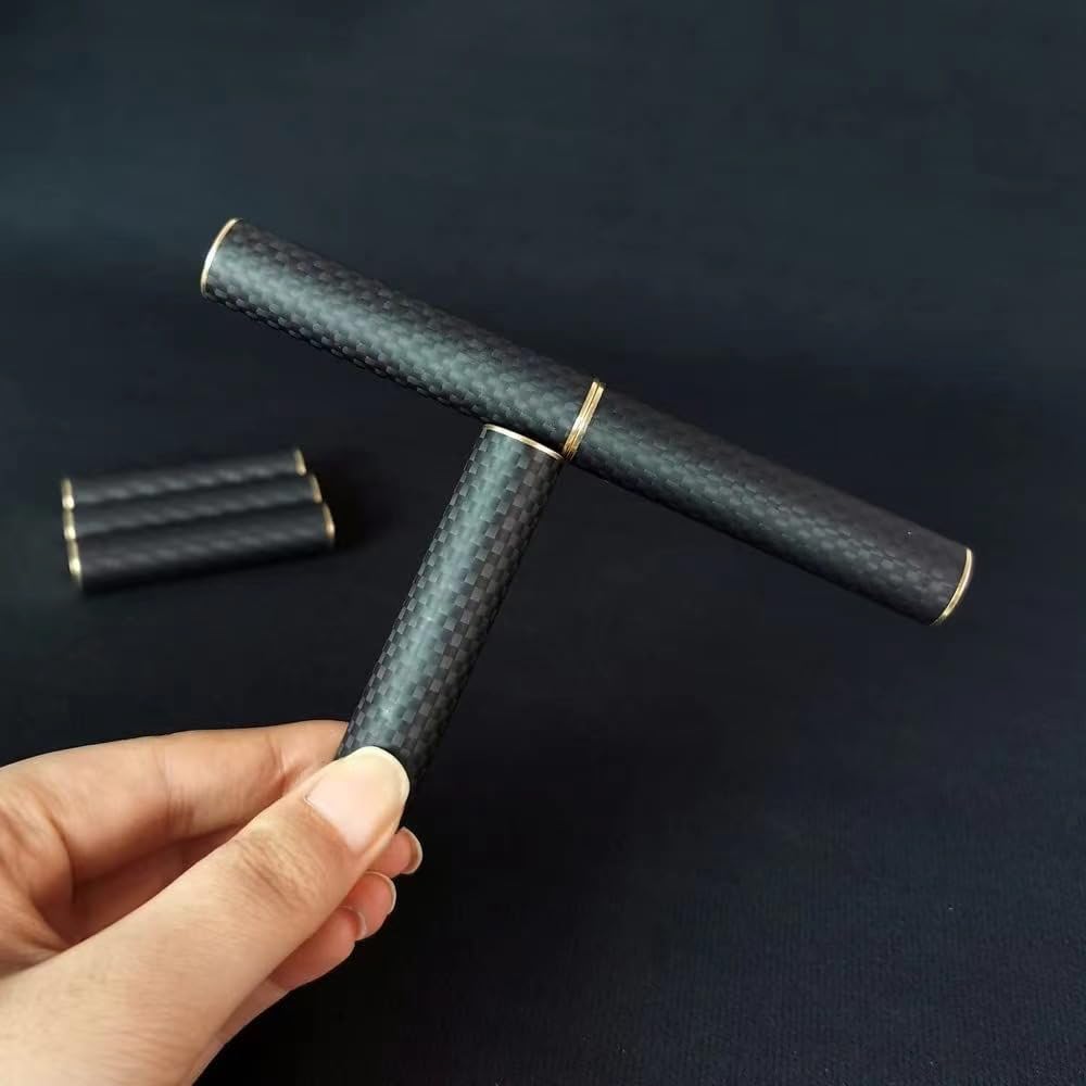 Magnetic Fidget Pen Spinners Toys, Adults Anxiety Stress Relief Decompression Stick Carbon Fiber 3-Sectioned Fidget Stick Toy