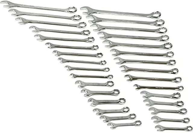 Rolson 46895 32 pc Combination Spanner Set
