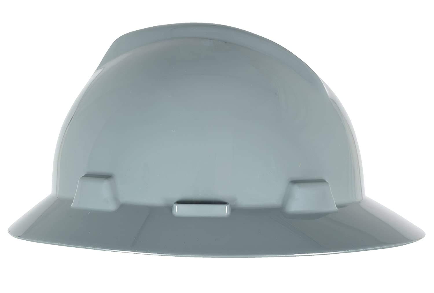 MSa Safety 10058319 V- Gard Slotted full-brim cappello, 1-touch Suspension, navy grigio