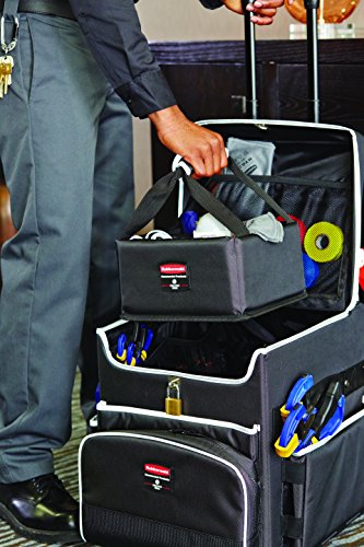 Rubbermaid Commercial Products Executive Janitorial Housekeeping Quick Cart, Small, 1902467,Dark Gray #TOP4