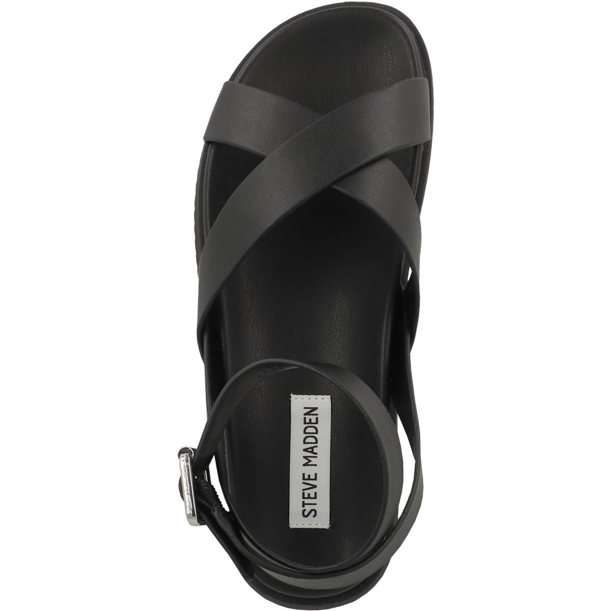 Steve Madden Sandalias de piel Myrrine negro