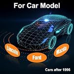 ELM327 USB Adapter OBD2 Scanner for Windows, ELMconfig FoCCCus F0R-Scan Diagnostic Scan Tool with MS-Can/HS-Can Switch OBD2 Adapter for Ford Lincoln Mazda Mercury Series Vehicles