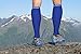 Calf Compression Sleeve for Men & Women, Best Footless Socks for Shin Splints & Leg Cramps, Runners Calves Circulation Remedy, Support Stockings, Running Gear, Basketball Lycra Tights - All Blue