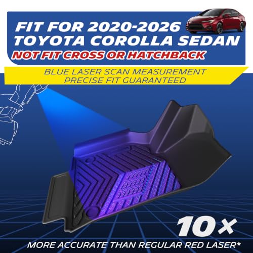 Image of Michelin Vehicle Mats for 2020-2026 Toyota Corolla Sedan (3 Piece)