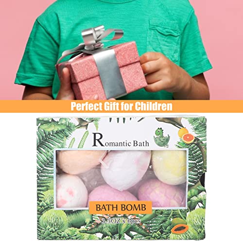 Bola de Banho de Ovo de Dinossauro, Bola de Sais de Banho Relaxamento Corporal Suave Não Irritante p