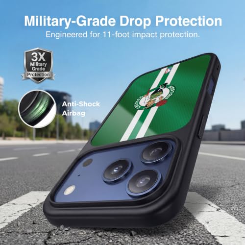 Coque iPhone 17 Pro antichoc Boston Celtics antichoc militaire - 3