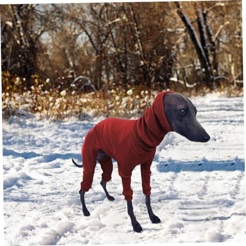Wedhapy Suéter Greyhound para cães, pijama de galgo de algodão, roupas de galgo de quatro pernas, co