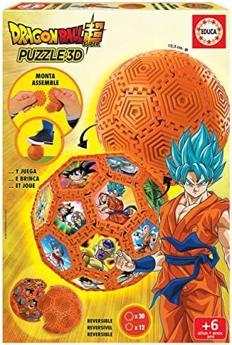 Educa - 3D Puzzle Balón Dragon Ball con