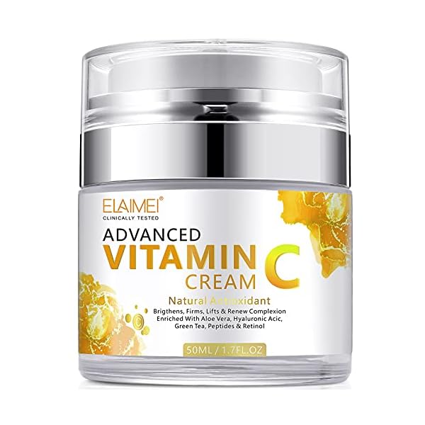 Vitamin-C-Intense-Night-Cream-Daily-Anti-Aging-Moisturizer-Cream-for-Face-Reduce-Appearance-of-Wrinkles-Fine-Lines-dark-circles-17FLOZ Vitamin C Intense Night Cream , Wrinkle Cream for Face with Retinol, Daily Anti Aging Moisturizer Cream for Face…