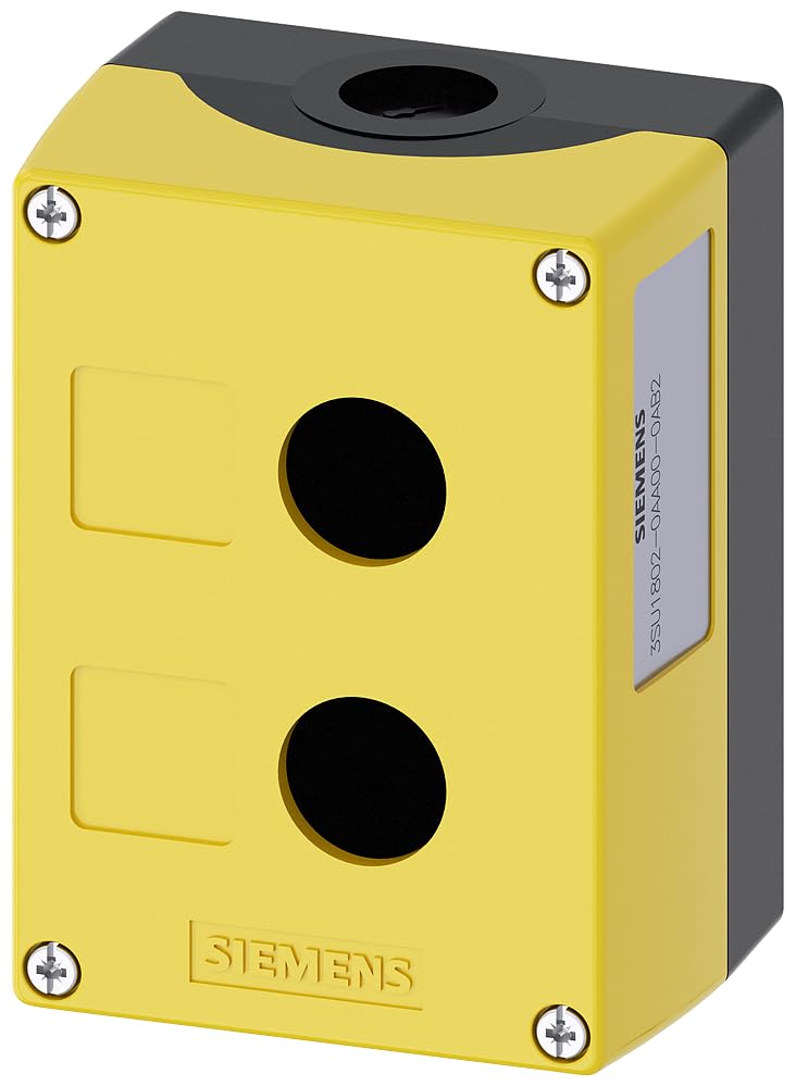 Boîte en plastique 2 points Siemens Sirius ATC jaune boîtier télécommande 22mm