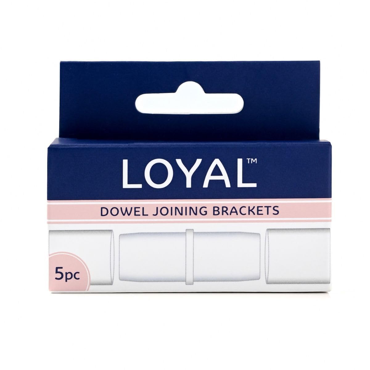 LOYAL Dowel Joining Brackets 5 Pieces, Connectors for Cake Dowels & Support Rods, Stable Support for Multi-Tier Cakes & Tall Cake Structures
