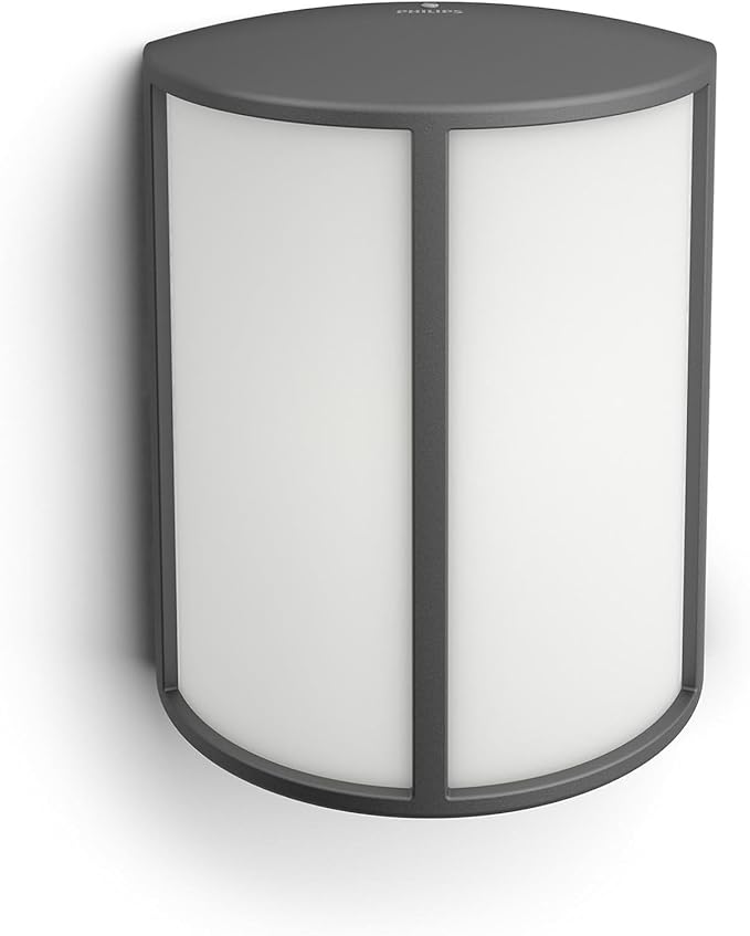 Signify Philips myGarden Stock LED Outdoor Wall Light [Anthracite] 1 x ...