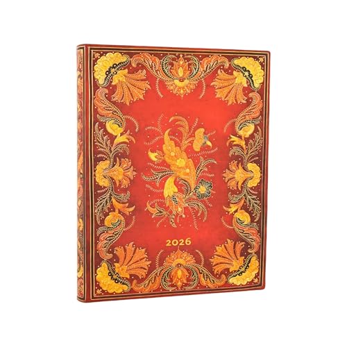 Paperblanks | 2026 Fiammetta | Fiammetta | 12 Meses Flexis | Ultra | Diaria | Cierre con Banda Elástica | 432 Pg | 80 GSM