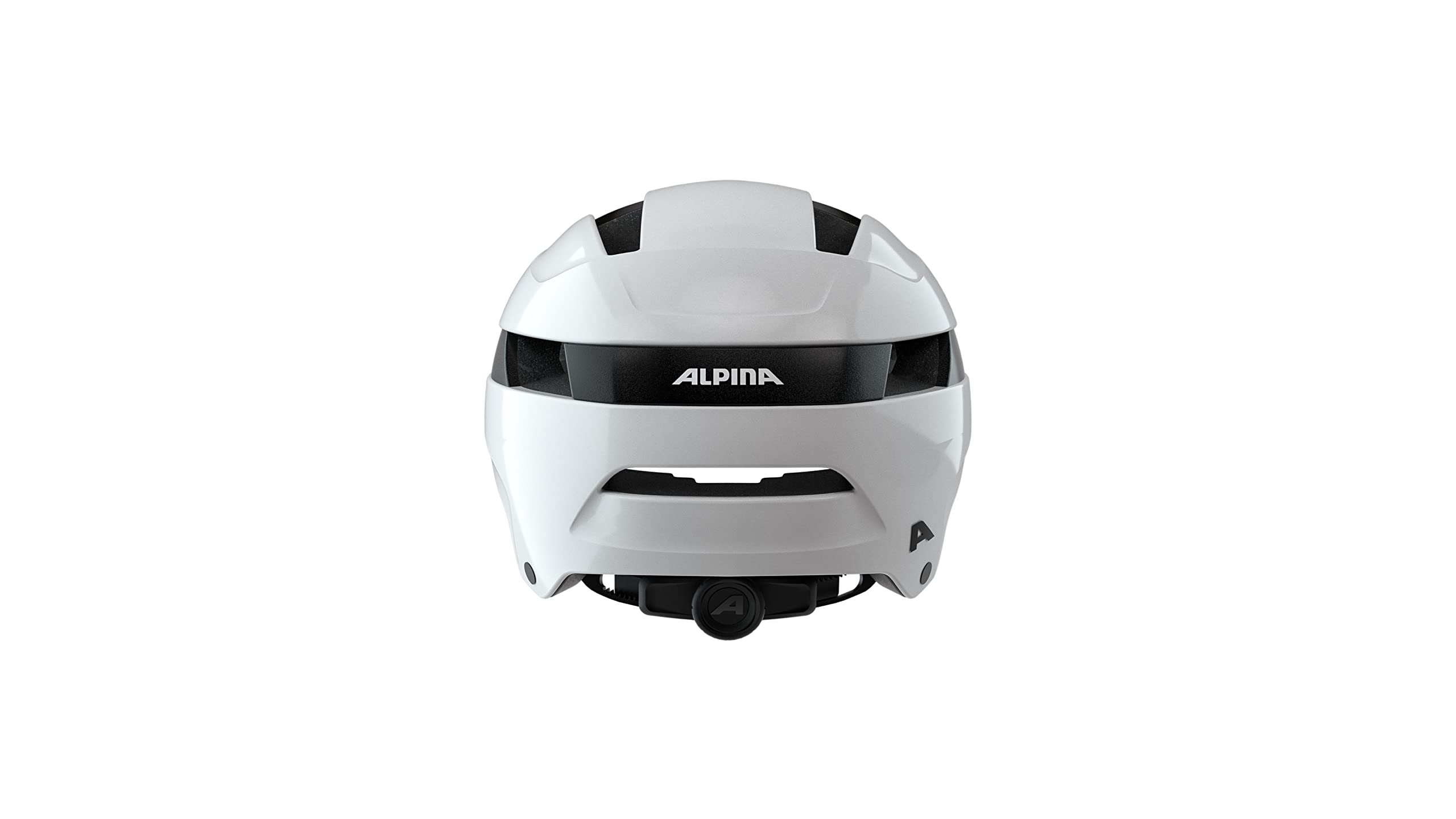ALPINA Unisex - Adulti, SOHO casco da ciclismo, white gloss, 55-59 cm