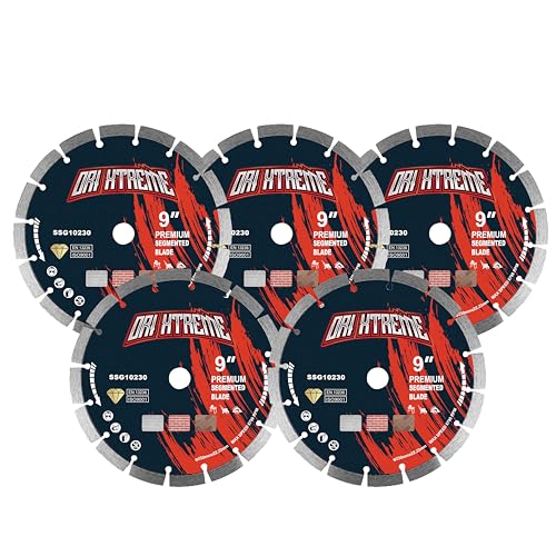 Image of 9 Inch Diamond Saw Blade 5pcs, General Purpose Segmented Blade