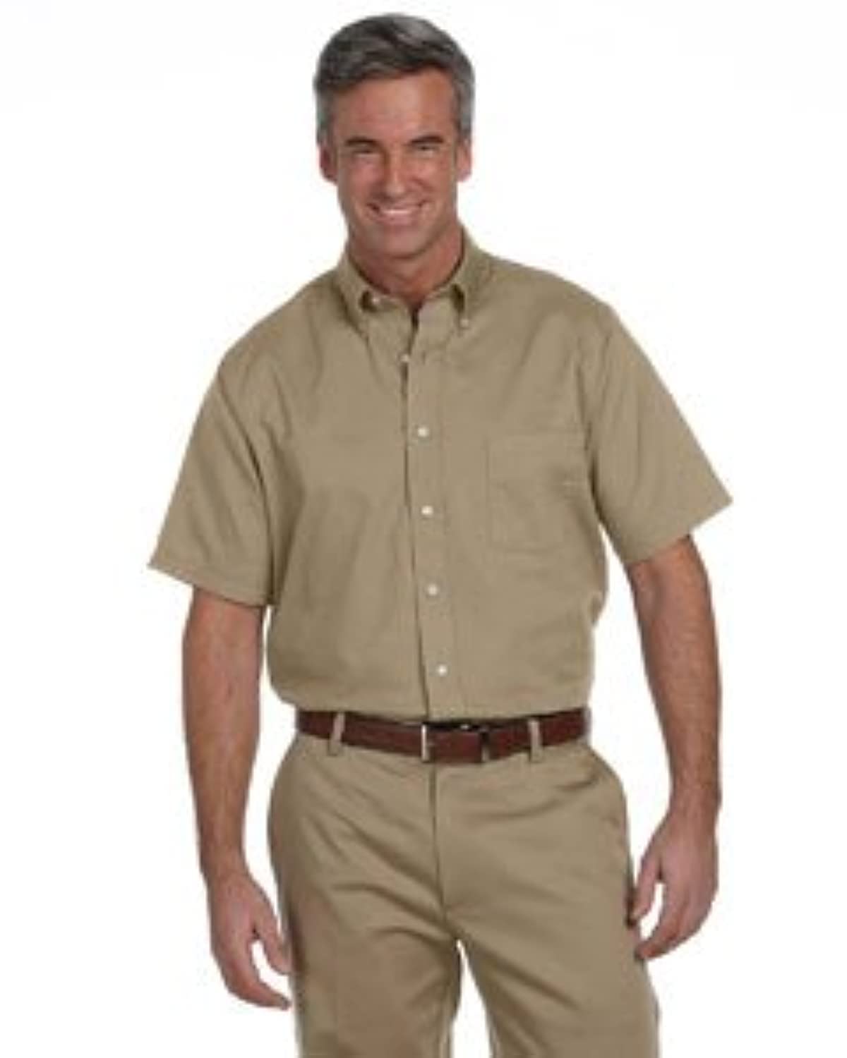 Van Heusen Short Sleeve Oxford Dress Shirt Camicia da Cerimonia Uomo (Pacco da 1)
