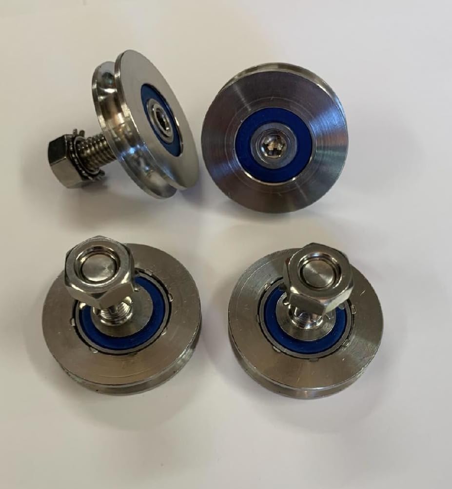 Tile saw carriage tray replacement wheels for most Target, Husqvarna and Felker tile saws.