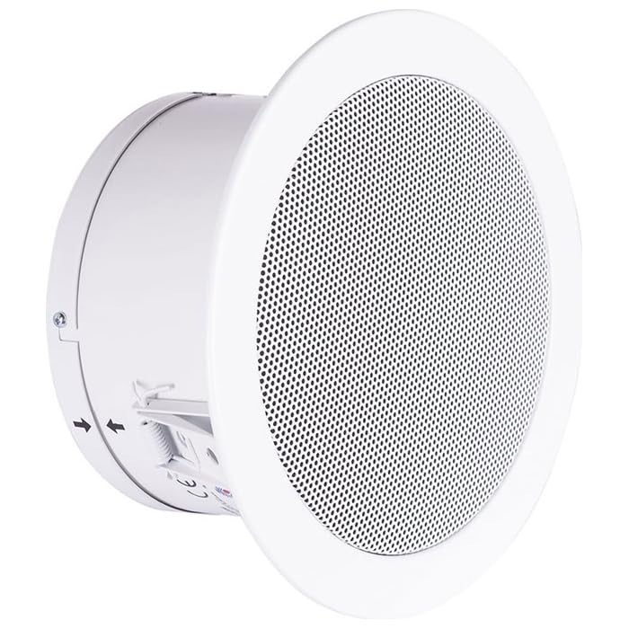 Dieffematic Notifier ABT-S206.W Altoparlante da Soffitto 6W Antincendio Incasso IP32C - Bianco RAL 9003