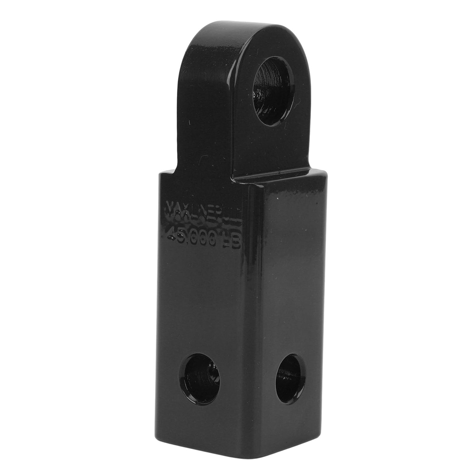 Receptor de Enganche de Grilletes Servicio Pesado 23t Acero Al Carbono Acero Al Carbono para Camiones SUVS 4x4 Vehículos Fuera Camino Recuperación (BLACK)