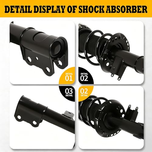 Image of Front Right Strut Assembly Fit CLA250 2013-2020 | 1563231900,CLA45 2014-2020,GLA45 AMG 2014-2019,A1563231600,1563231800, front right strut and coil spring assembly