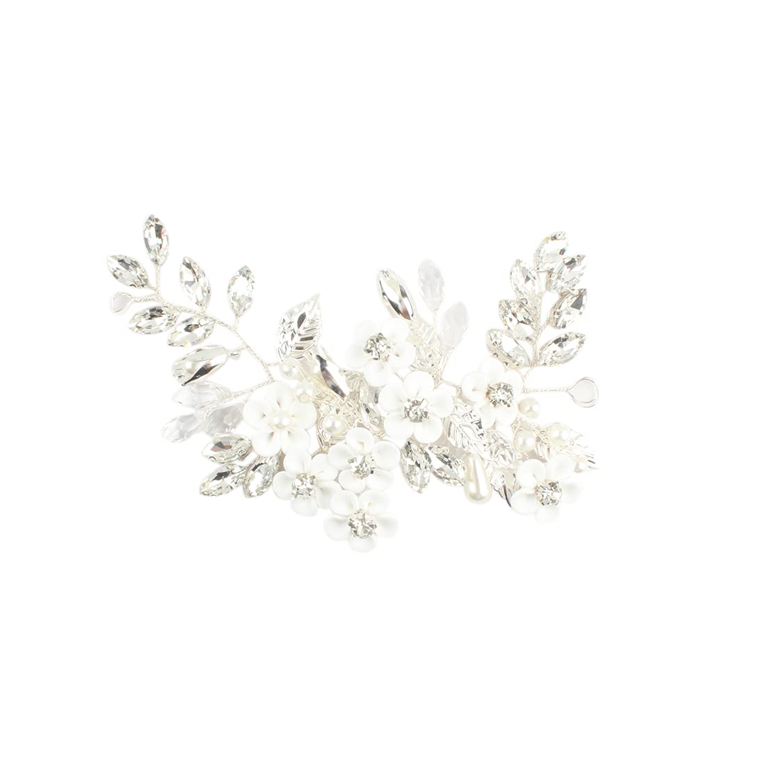 Flower Vine Crystal Diadema nupcial Accesorios para el cabello Mujeres Niñas Headwear estilo7