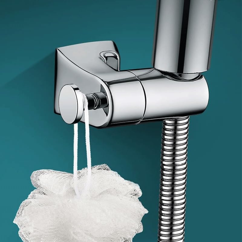 304 Stainless Steel Non drilled Shower Holder Alloy Bracket Universal Bathroom Wall Mount