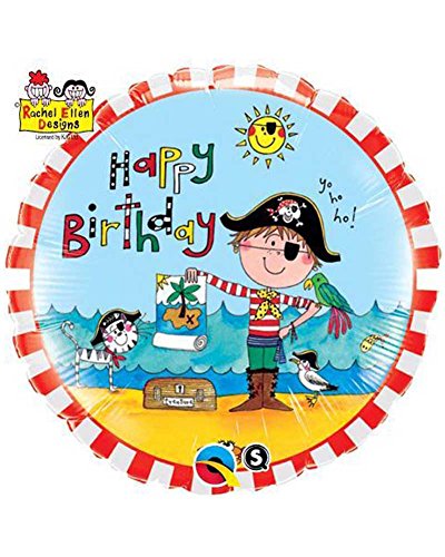 Folat - Palloncino Foil Buon Compleanno Pirata