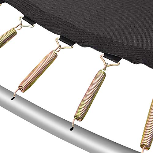 Gardenature Trampoline Springs 5.5 Inch, Heavy-Duty Galvanized Steel Replacement Spring with T-Hook, Weather Resistant Durable Commercial Size Springs 20 Pack