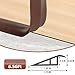 Heonay Floor Transition Threshold Strip, Door Threshold Reducer Strip for 2/5