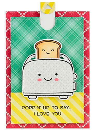 Lawn Fawn - Let's Toast - Stamp and Dies Set - Let's Toast Stamp, Die and Pull Tab Add-On Die - 3 Item Bundle