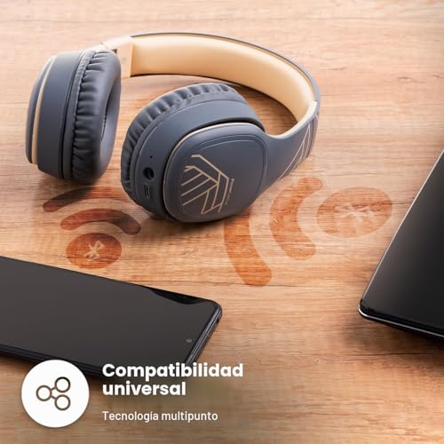 Miniatura 6 de Powerlocus P7 Auriculares Inalámbricos Bluetooth, Cascos Inalambricos, 50 Horas De Reproducción, Auriculares Inalambricos Diadema Con Micrófono, Hi-Fi Estéreo Audifonos Para Móviles Pc Tv