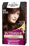 Schwarzkopf Palette Intensive Creme Color – Tono 5.68 cabello Castaño Rojizo - Coloración Permanente de Cuidado con Aceite de Marula – Óptima cobertura de canas – Color duradero hasta 8 semanas