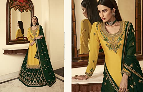 Image of Delisa New Indian /Pakistani Eid Special Party /Ethnic wear Georgette Straight Ghagra Style Salwar Kameez Suit for Womens-2085