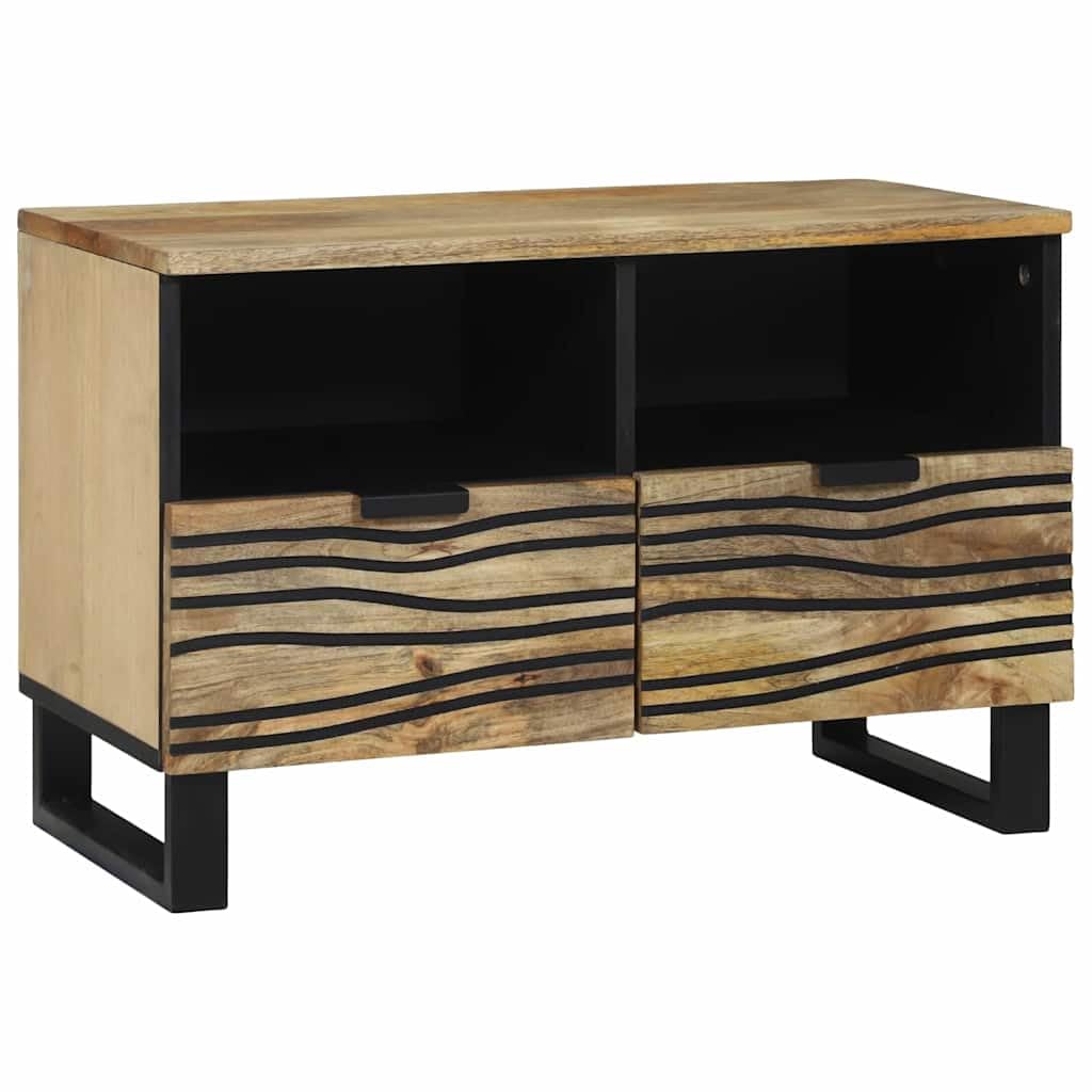 TV-Einheit mit Schubladen, Braun, 70x33x46 cm, Holzwerkstoff Lowboard, TV Schrank für Wohnzimmer, Media Center, Elegantes Design