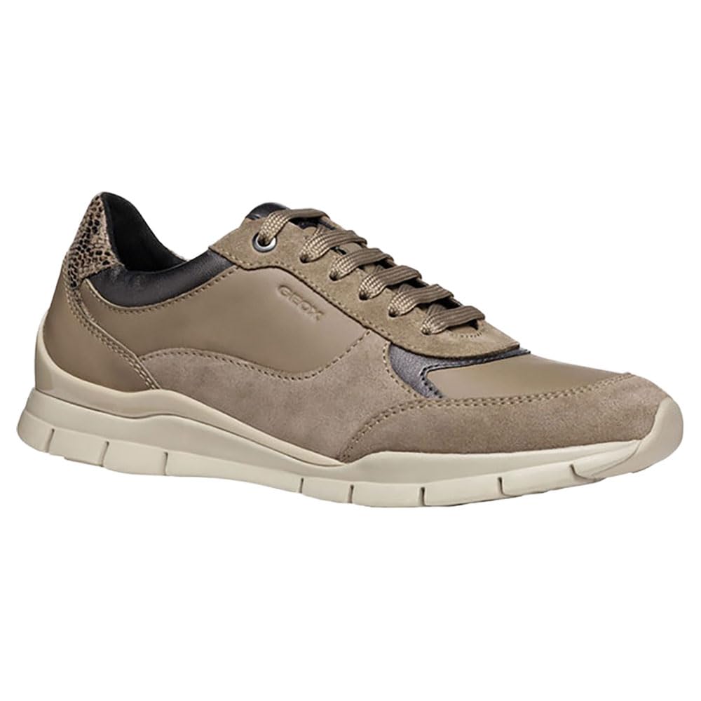 Geox Women's D Sukie A Trainers, Taupe, 2.5 UK