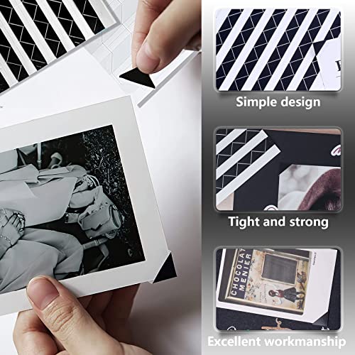 Photo Corner Sticker, 2040 Pcs Photo Corners Self Adhesive Stickers For Diy Scrapbook, Photo Album, Trip Journal, Memory Book（Black And White） #TOP4