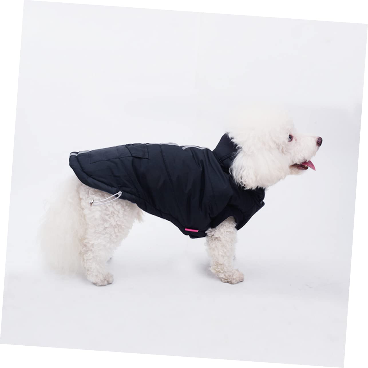 Housoutil 2 Chalecos Cálidos De Algodón para Perros Chaqueta Reflectante Y Acogedora Que Brilla En La Oscuridad para Uso En Exteriores Abrigo para Perros Traje De Nieve Ropa para Mascotas.
