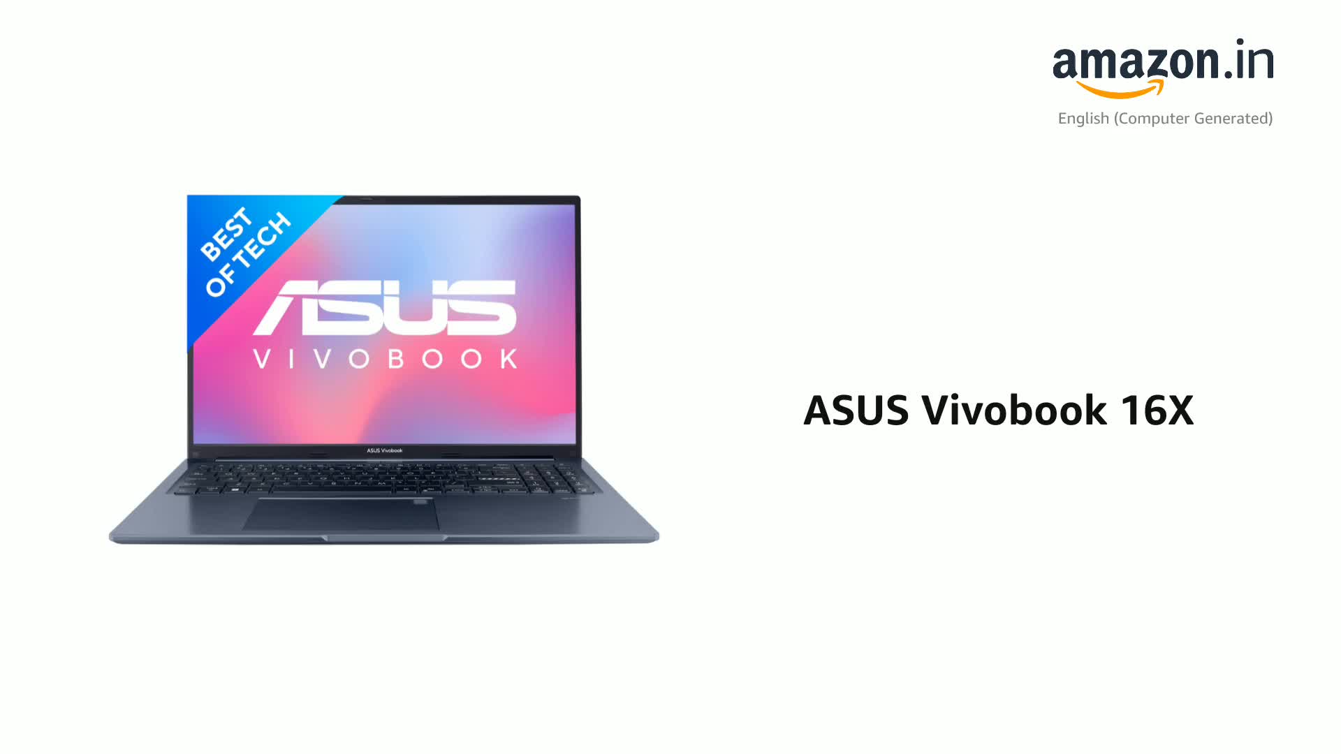 Amazon.in: Buy ASUS [SmartChoice Vivobook 16X (2022), 16-inch