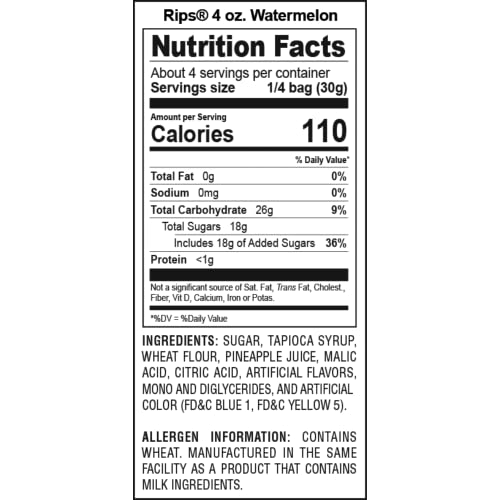 Caramelos Rips Licorice sabor sandía, Pack de 3 miniatura 2