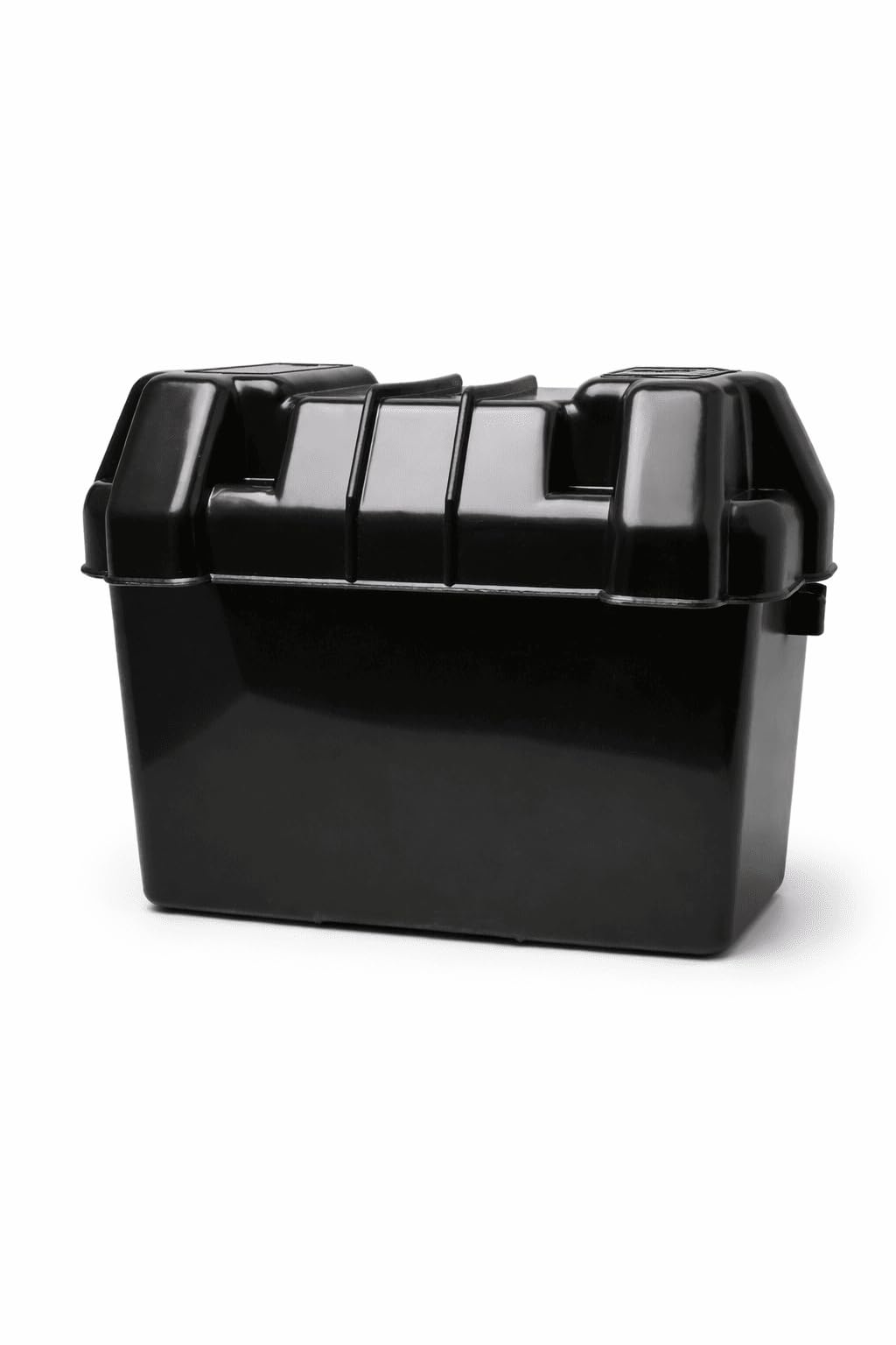 NewMarine Scatola della batteria Medium polipropilene nero 288x208x260 mm marina con cinturino