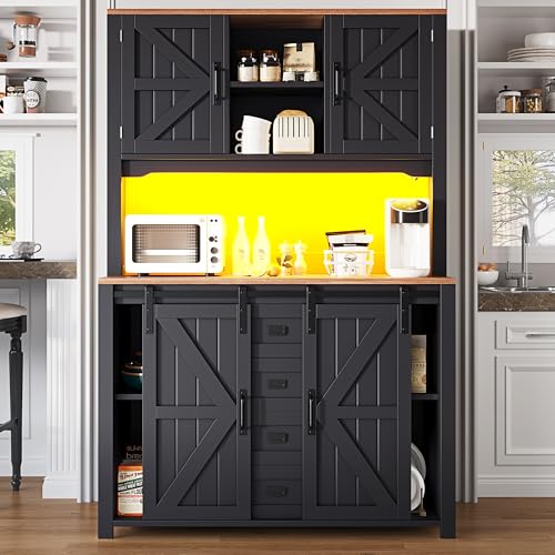 kowdom Armario de cocina de 115 x 40 x 174,7...