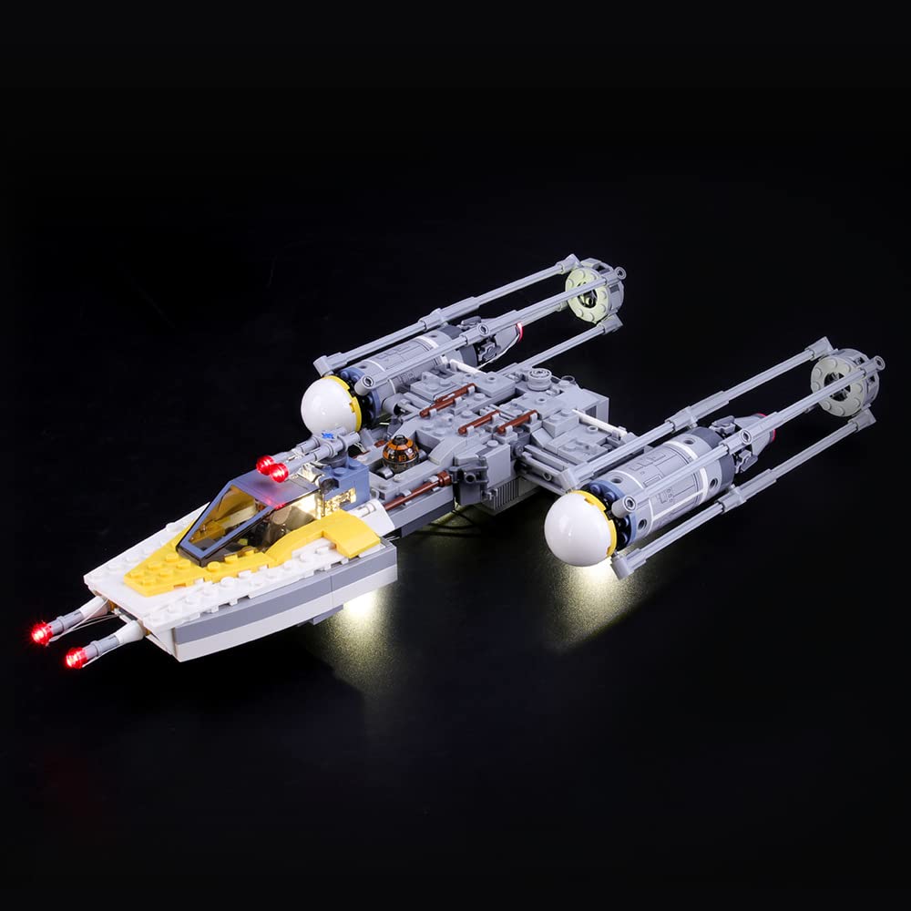 SEEMEYlighting kit, LED for LEGO-Star-Wars-Y-Wing-Starfighter-75172. MOC Block accessories, Awesome visual. (Just LED, Not LEGOBricks)
